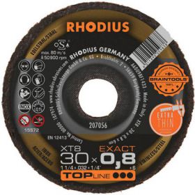 ΔΙΣΚΟΣ ΣΜΥΡΙΔΙ RHODIUS XT8/30Χ0,8 ΜΙΝΙ