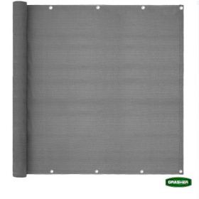 ΔΙΑΧΩΡΙΣΤΙΚΟ ΔΙΧΤΥ ΜΠΑΛΚΟΝΙΟΥ 160gr/m² ΓΚΡΙ ΜΕ ΚΡΙΚΟΥΣ GRASHER 1,80x6m