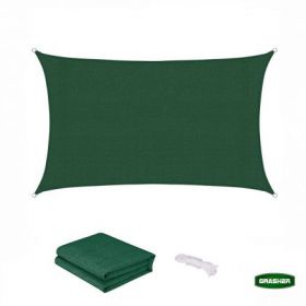 ΠΑΝΙ ΣΚΙΑΣΗΣ ΟΡΘΟΓΩΝΙΟ Ε220 180gr/m² ΠΡΑΣΙΝΟ 3x5m GRASHER ΜΕ ΚΡΙΚΟΥΣ