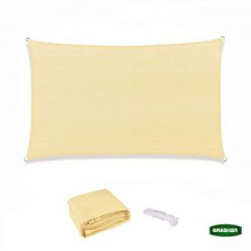 ΠΑΝΙ ΣΚΙΑΣΗΣ ΟΡΘΟΓΩΝΙΟ Ε220 180gr/m² ΜΠΕΖ 3x5m GRASHER ΜΕ ΚΡΙΚΟΥΣ