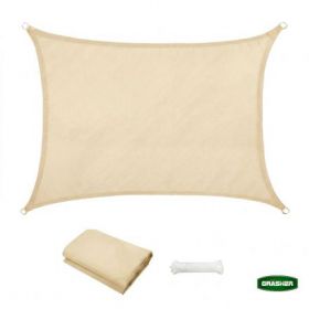 ΠΑΝΙ ΣΚΙΑΣΗΣ OXFORD ΑΔΙΑΒΡΟΧΟ ΟΡΘΟΓΩΝΙΟ 180gr/m² ΕΚΡΟΥ 3x4m GRASHER ΜΕ ΚΡΙΚΟΥΣ